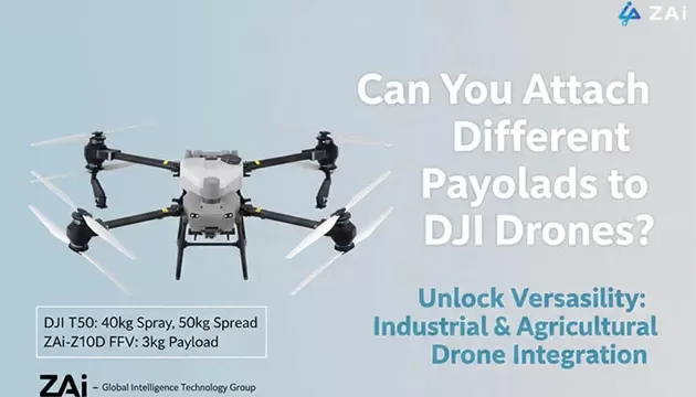 Можно ли крепить разные полезные нагрузки к дронам DJI?