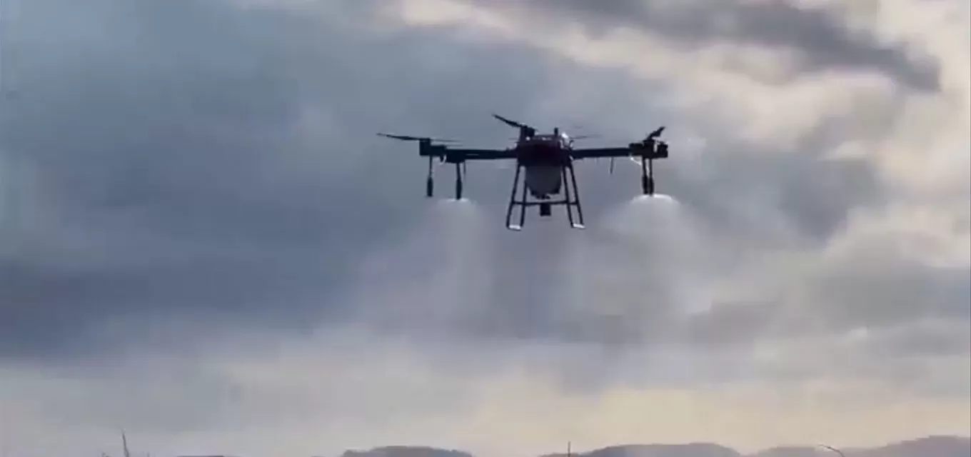 Видео сельскохозяйственного дрона ZAi-580