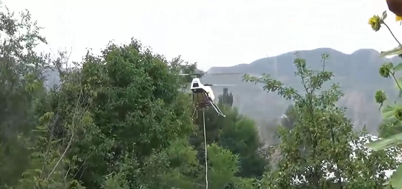 Видео грузового дрона ZAi-TH600